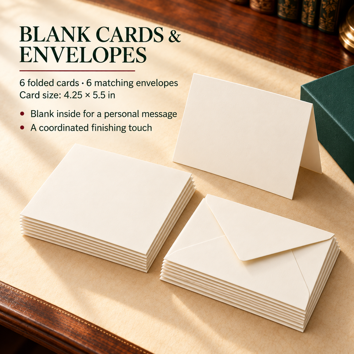 VORQYNA™ Writing Desk Edit — Journal, Gel Pen and Note Card Gift Set